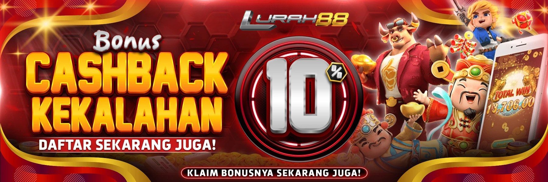 CASHBACK KEKALAHAN 10%