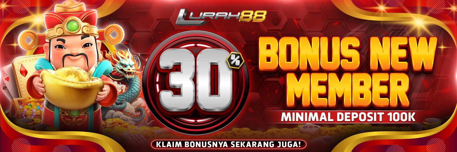 BONUS NEW MEMBER 30%