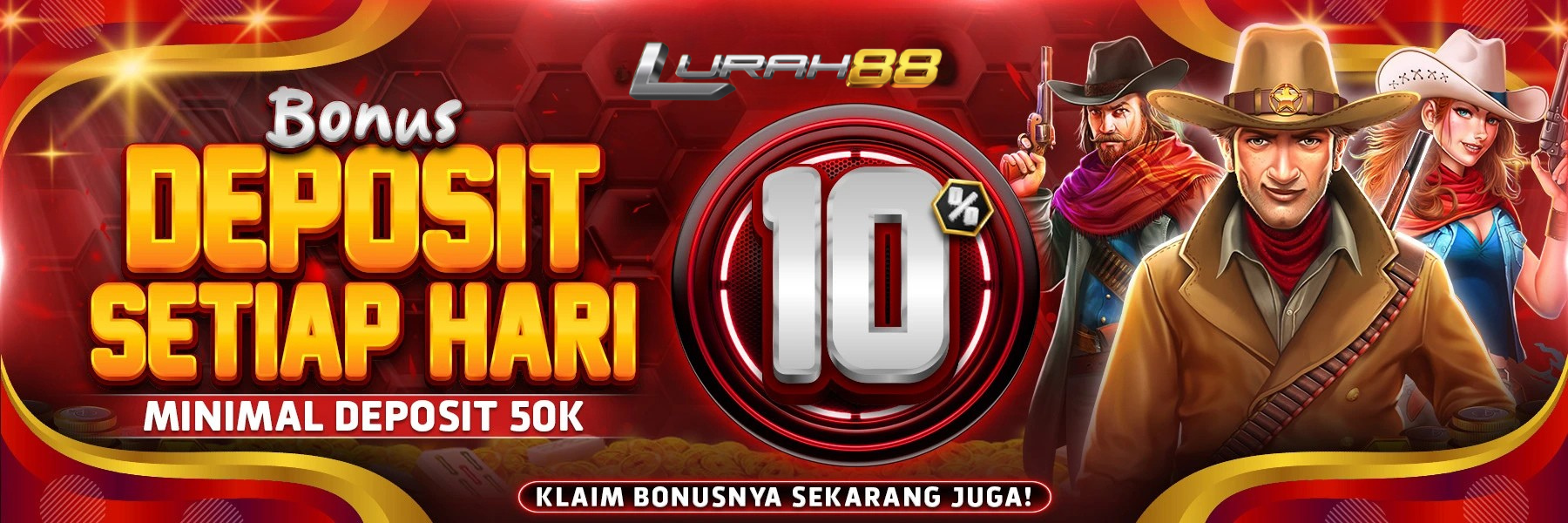 BONUS DEPOSIT HARIAN 10%